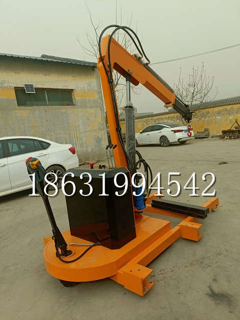 无极县自卸车厢随车吊 自制轮式四不像起重机 四驱平板吊 5吨 贵盛